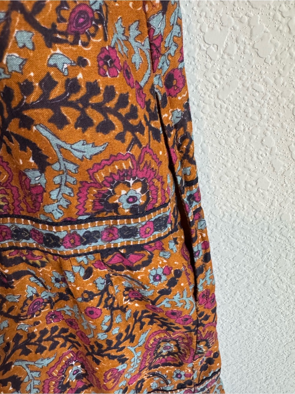 Sea New York Rosita Floral Print Flutter Sleeve Tiered Tunic Dress Size Medium - Picture 9 of 9